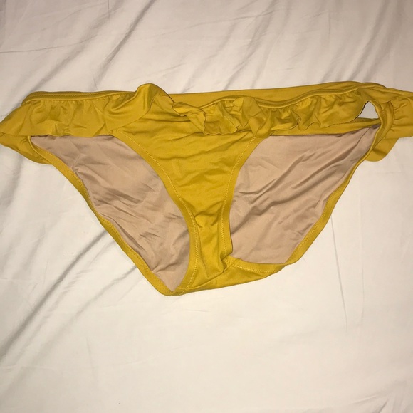 mustard bikini bottoms